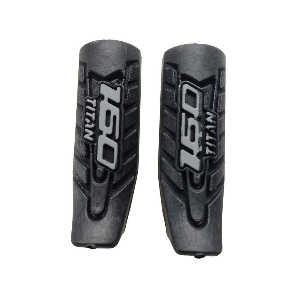 Borracha Pedal Estribo Personalizada Cinza Fan Titan 160