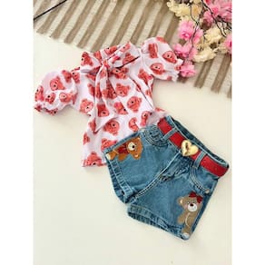 Blusa social menina ursinho - moda blogueirinha