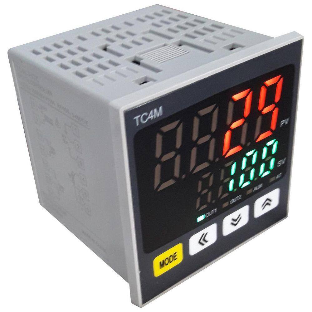Controlador de Temperatura 72x72 SSR + Relay 220V