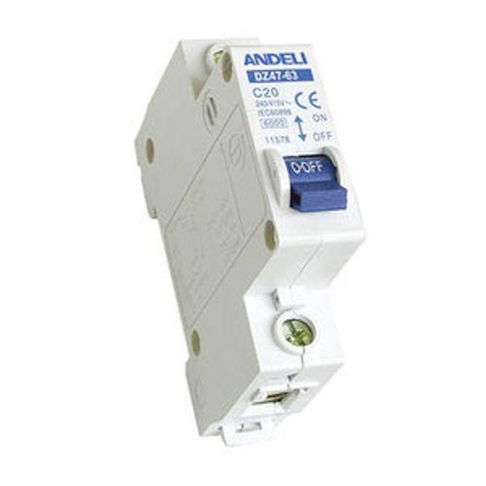 Disjuntor Unipolar 6A - Andeli Dz47-63