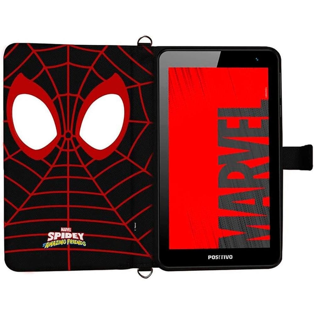 Tablet Positivo Twist Tab Spidey 7 64GB 2GB RAM - Android 11 Go - Capa Personalizada