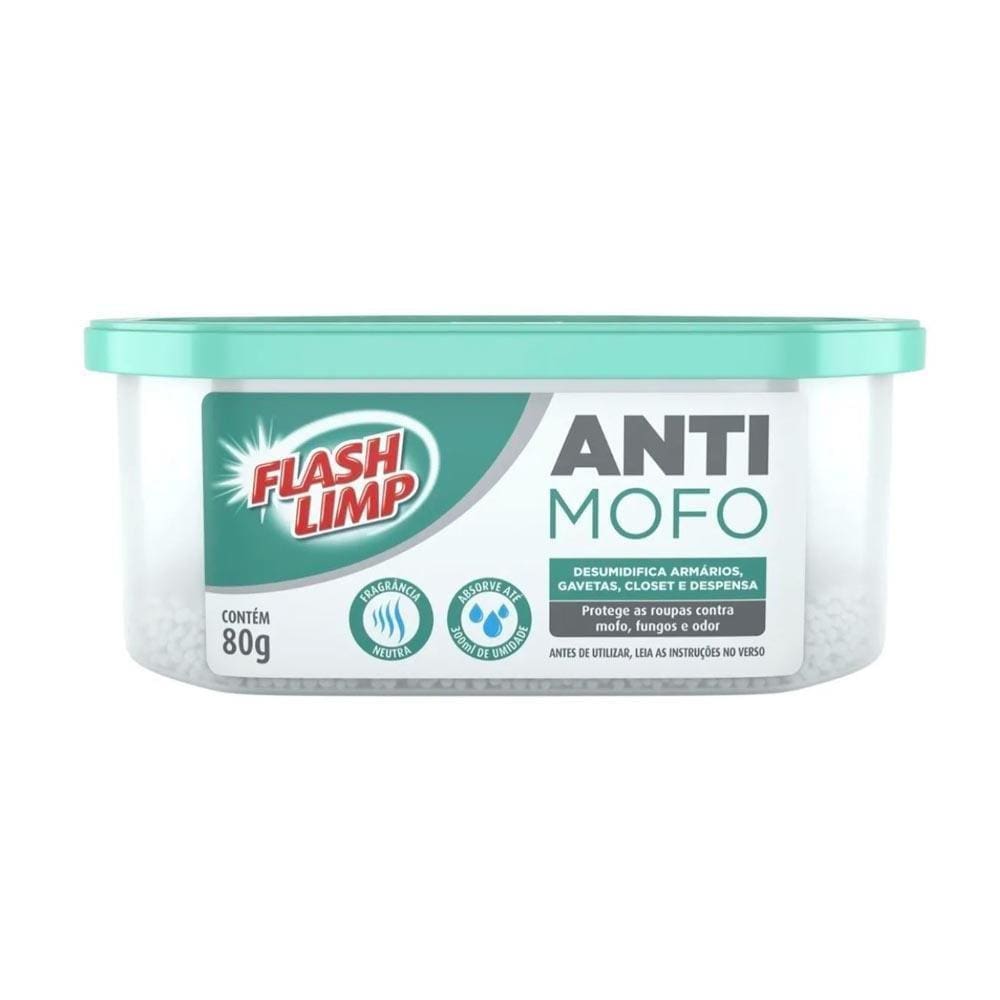 Anti Mofo Desumidificador Armário Guarda Roupa Closet 80G