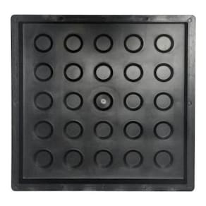 Kit 3 Formas Piso Bolinha Tátil 20x20x03 - Def. Visual
