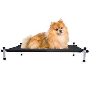 Cama Suspensa Para Cachorro Gato Pet Pequeno 60X40X10 Preto