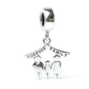 Berloque Charm Pingente Forever Family Filho Em Prata 925