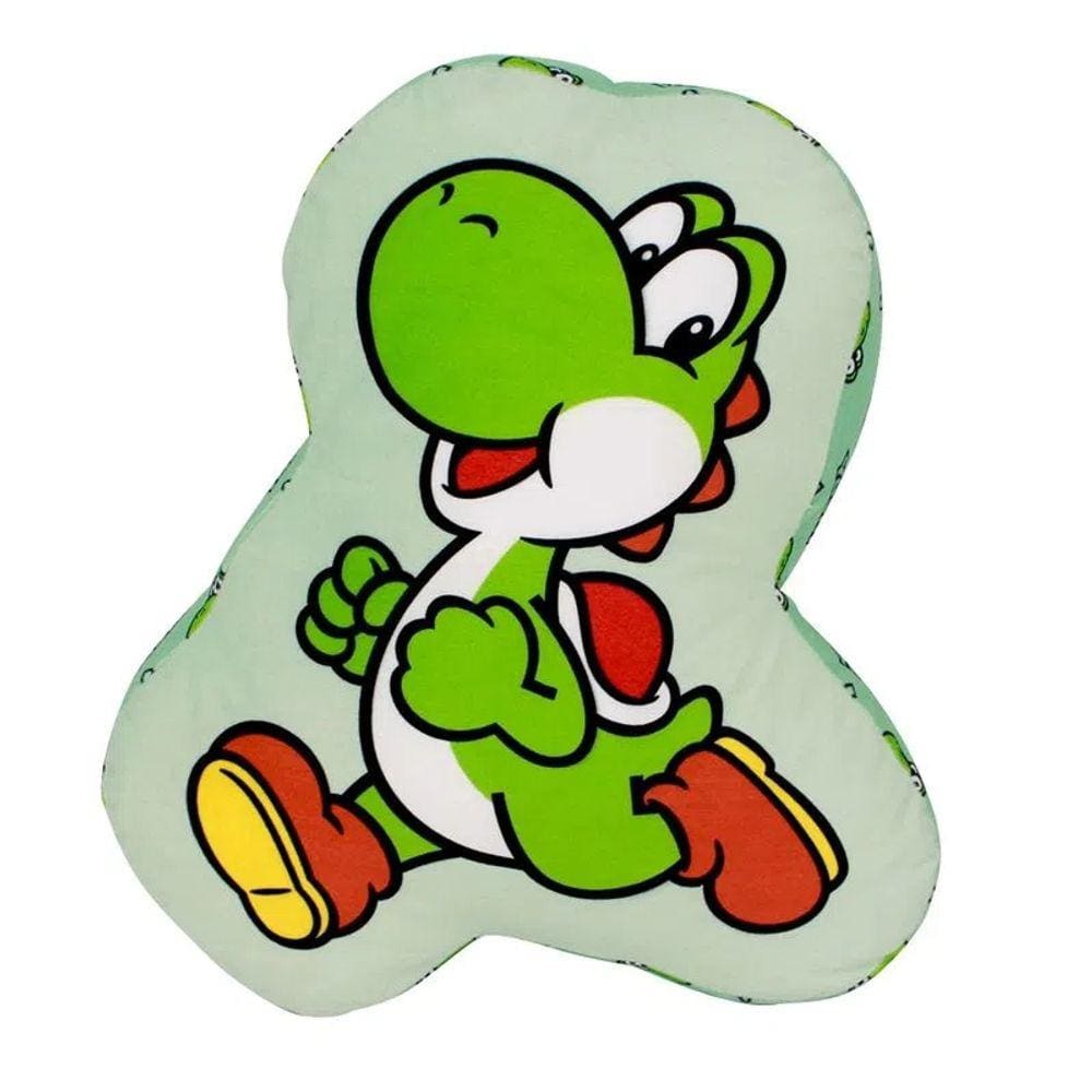Almofada Personagem Yoshi - Super Mario Bros