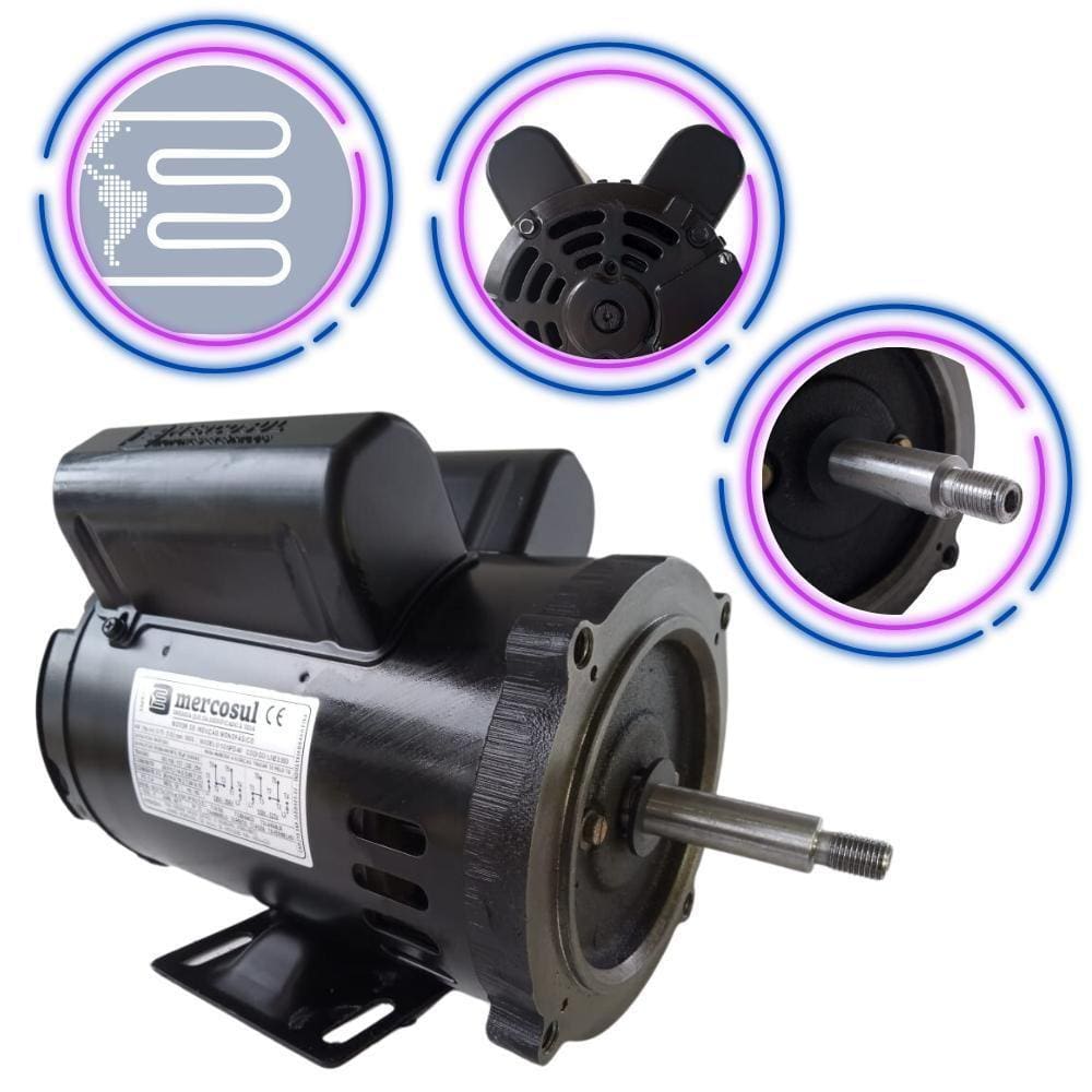 Motor Elétrico Monofásico 1CV Alta Rotação - Mercosul Motores