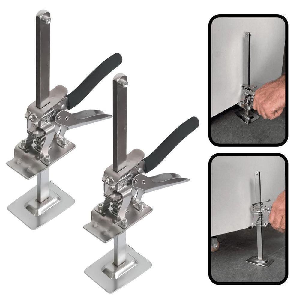 Kit 2 Suporte Macaco Para Elevação De Portas Painéis Móveis
