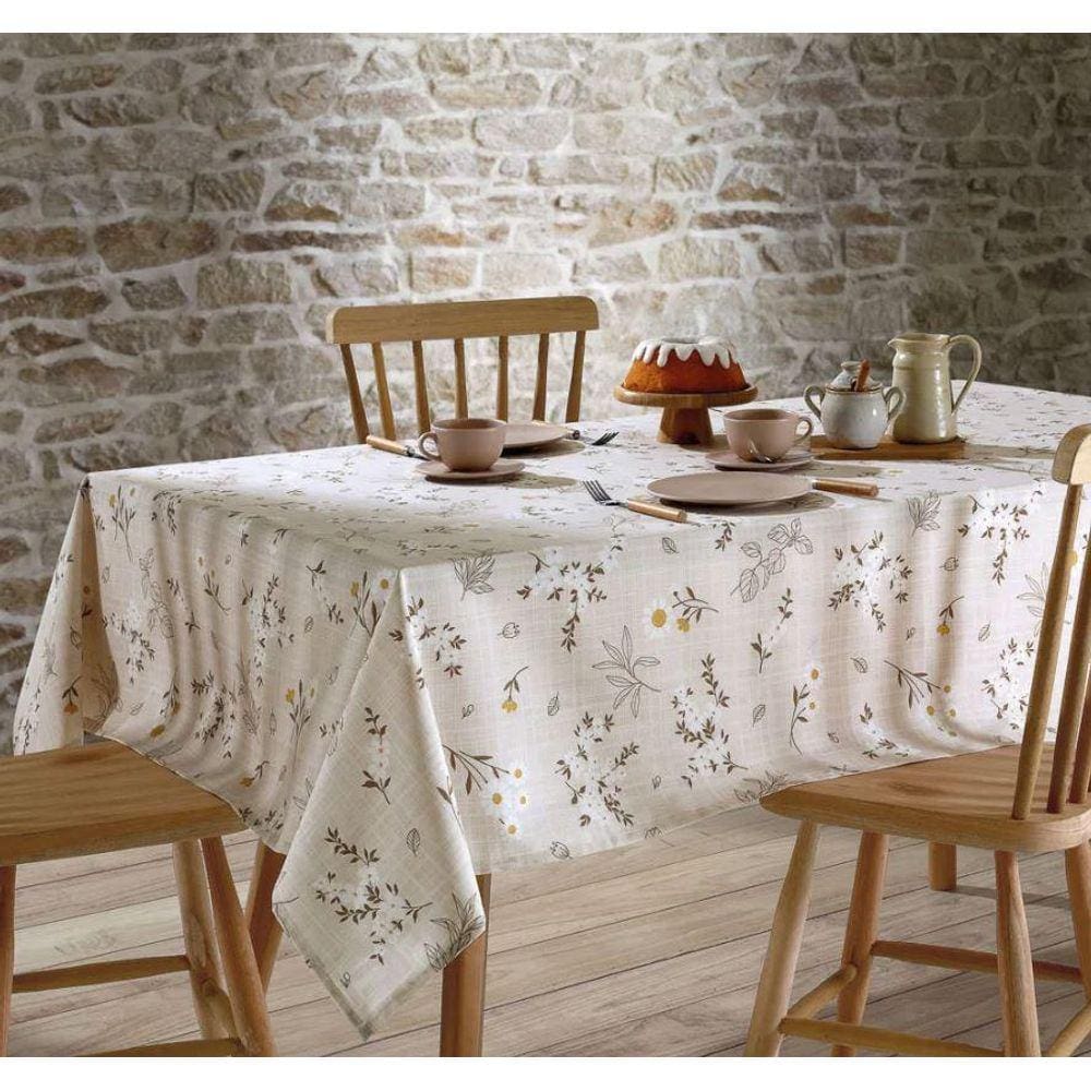 Toalha De Mesa Retangular Clean 6 Lugares Esmeralda Dohler