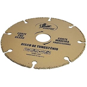 Kit 3 Discos De Tungstênio 110Mm Corte De Madeira Gesso Pvc
