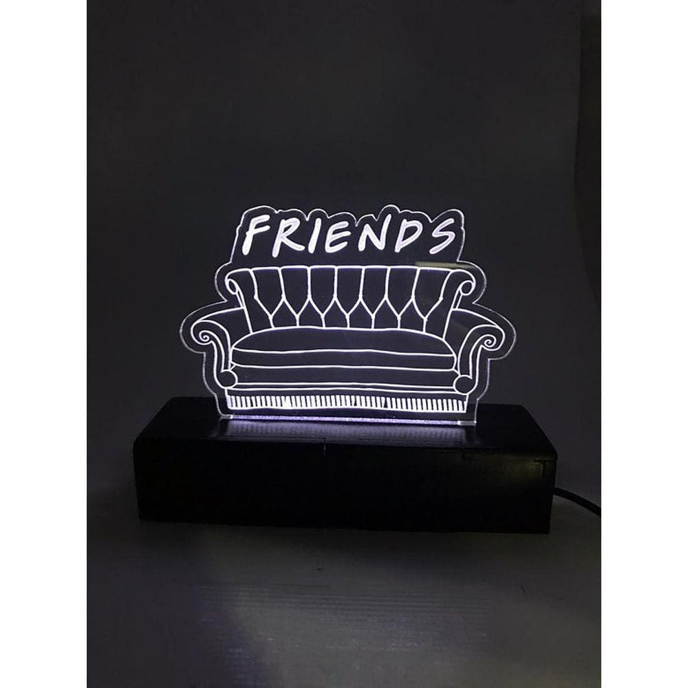 Luminária em Acrílico Sofá Friends