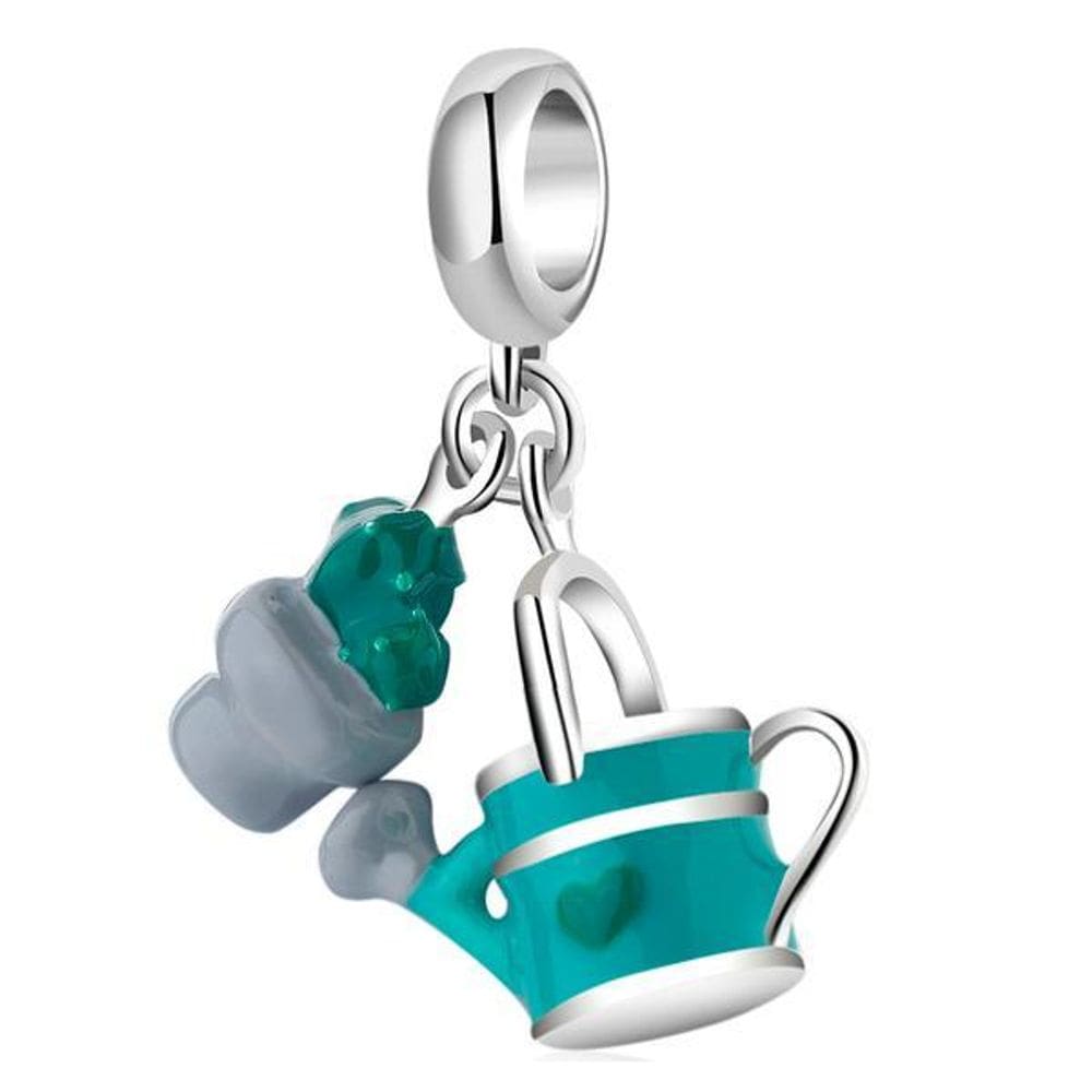 Berloque Charm Pingente Regador Em Prata 925