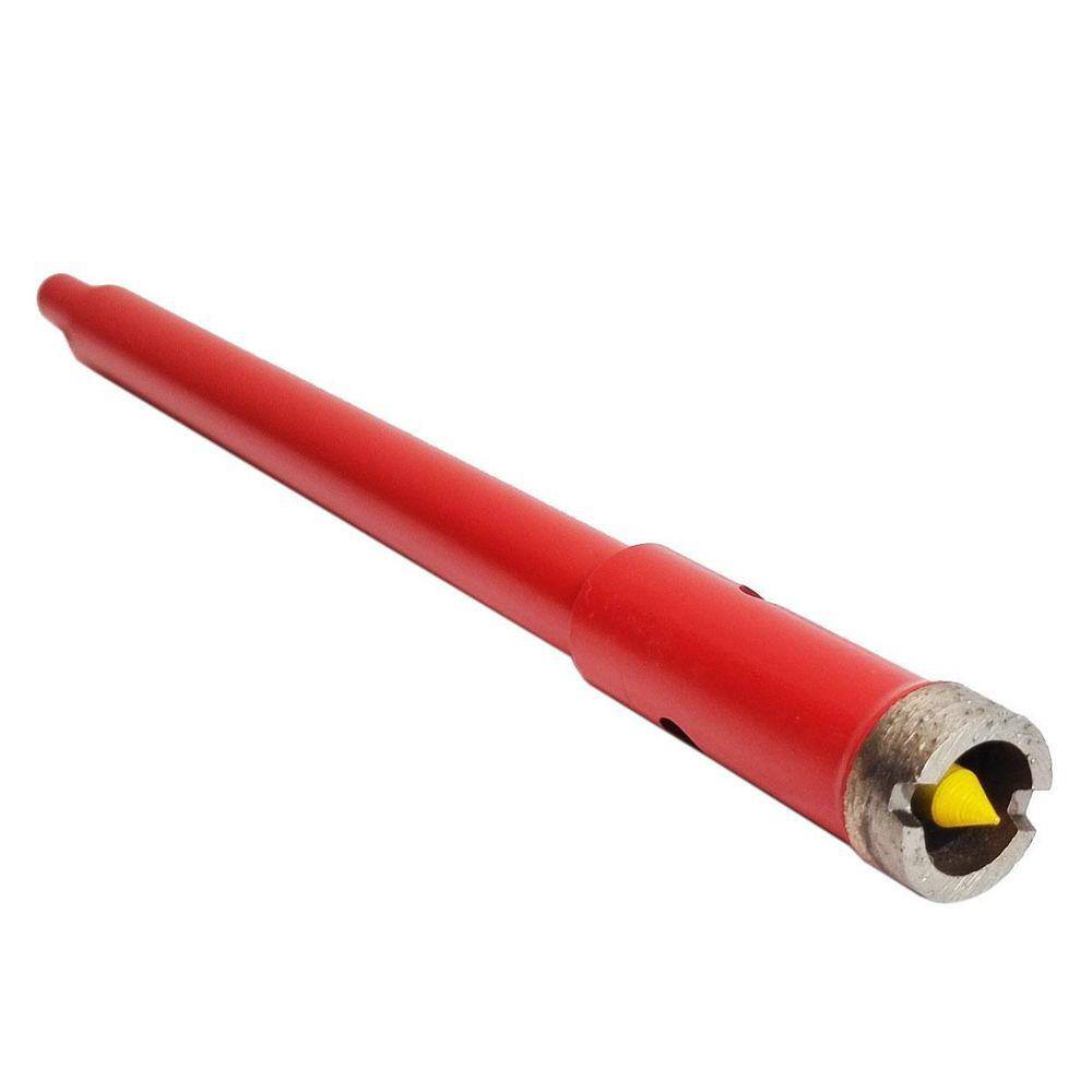 Serra Copo Diamantada 25Mm Com Haste E Guia Profissional