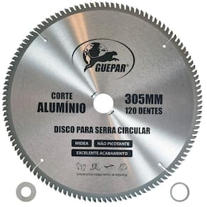 Disco Lâmina De Serra Circular 305Mm Alumínio 120 Dentes