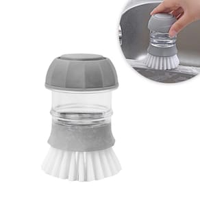 Escova de Limpeza com Dispenser - Praticidade na Cozinha