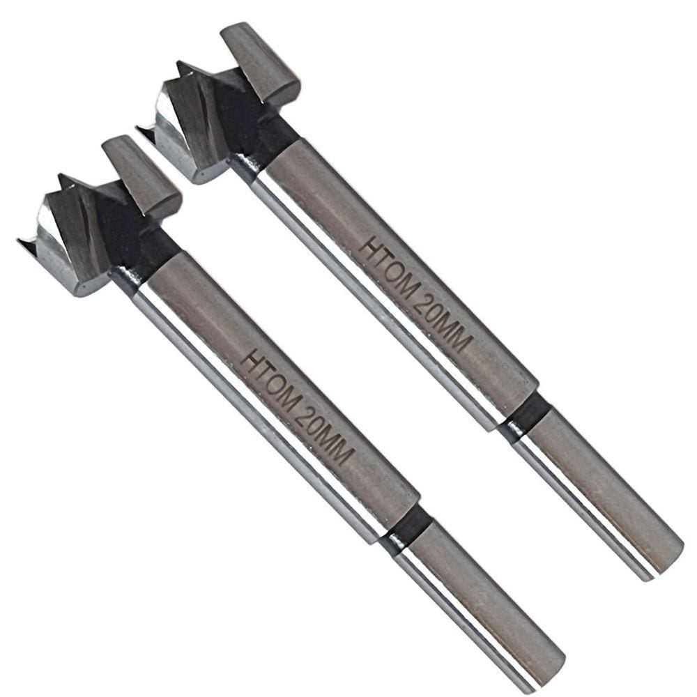Kit 2 Broca Forstner 20Mm Furadeira Madeira Dobradiça Caneco
