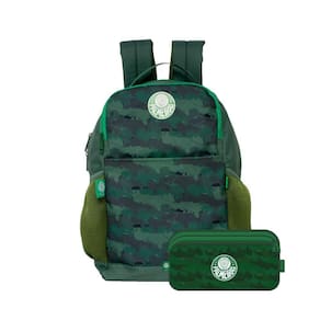 Kit Mochila Costas Personalizada Palmeiras Estojo