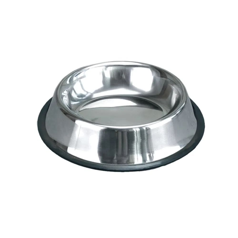 Comedouro para Pets 250ml Aço Inox