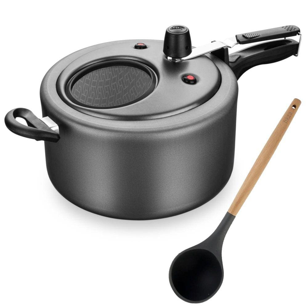 Panela De Pressão Com Visor 6 Litros Antiaderente + Concha