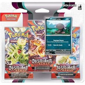 Triple Pack Pokémon Wooper Escarlate E Violeta 3 Obsidiana