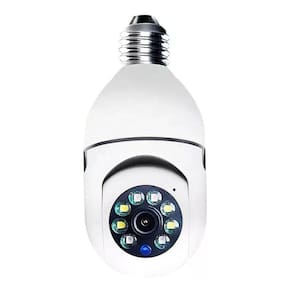 Lampada Camera Para Area Externa Com Microfone E Sensor E27