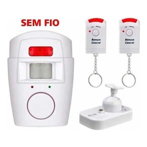 Kit Alarme Sem Fio Sensor Com 2 Controles Para Residência