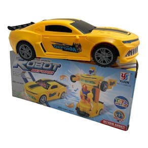 Brinquedo Transformers Carro Camaro Amarelo Bumblebee