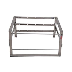 Suporte 4 Espetos Inox Churrasqueira Alvenaria Issi Grill