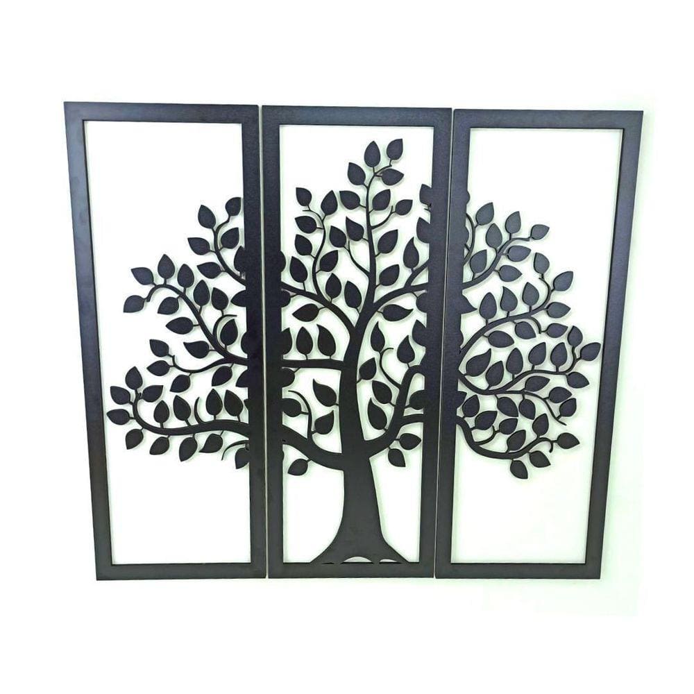 Quadro Arvore Da Vida 3 Partes 59X22