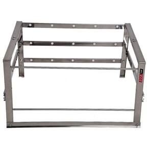 Suporte 3 Espetos Inox Churrasqueira Alvenaria Issi Grill