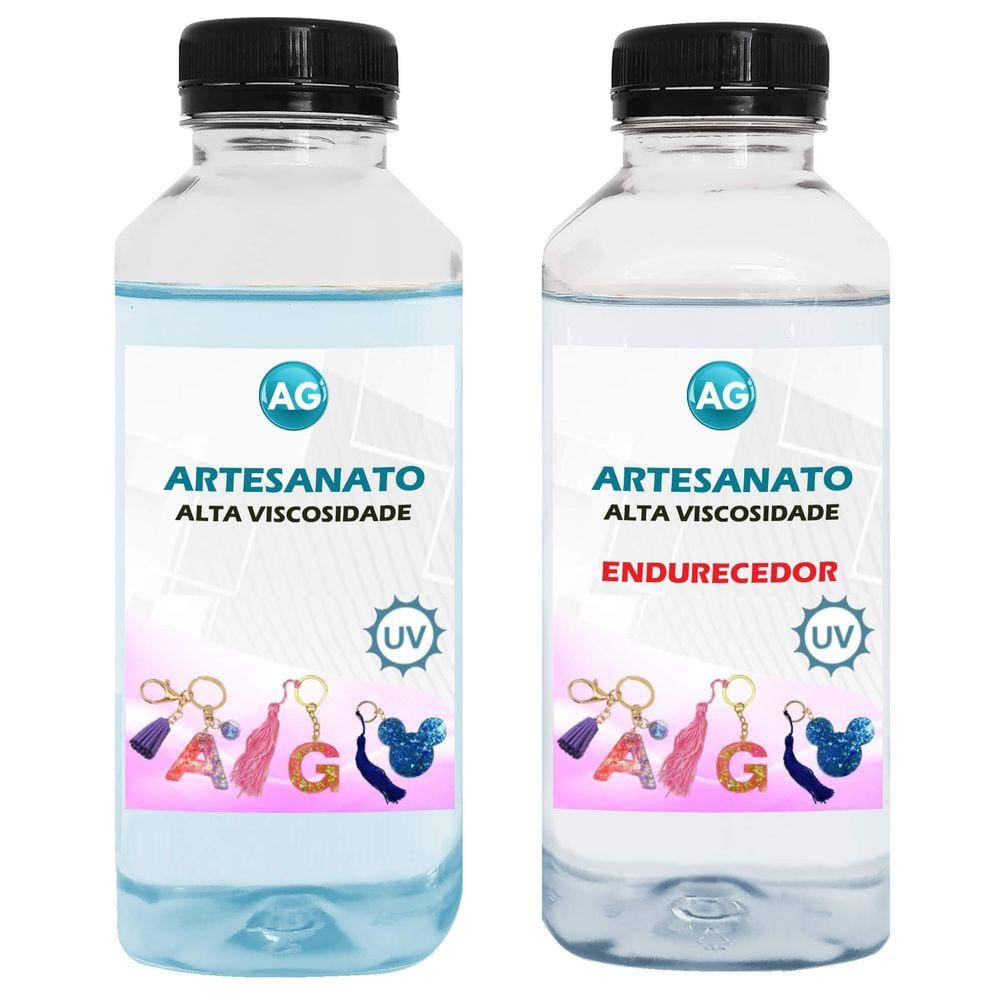 Resina Epoxi Para Artesanato Alta Viscosidade Ag 750G
