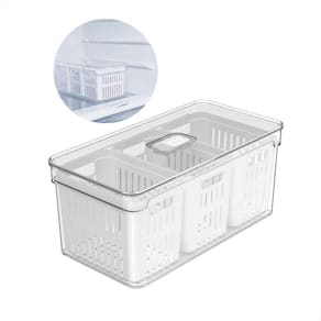 Caixa de Armazenamento Transparente 5L - 30x15x13cm