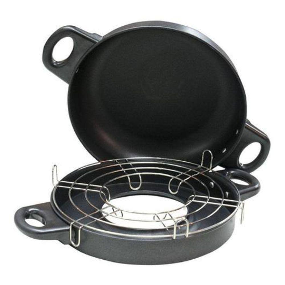 Assador Mini Home Grill NTK 26x26x11cm - Ferro Antiaderente