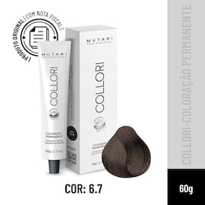 6.7 Coloração Louro Escuro Marrom Mutari 60G