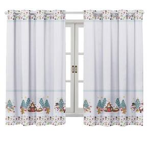 Cortina de Cozinha Natal 2,00 x 1,50 - Decoração Festiva