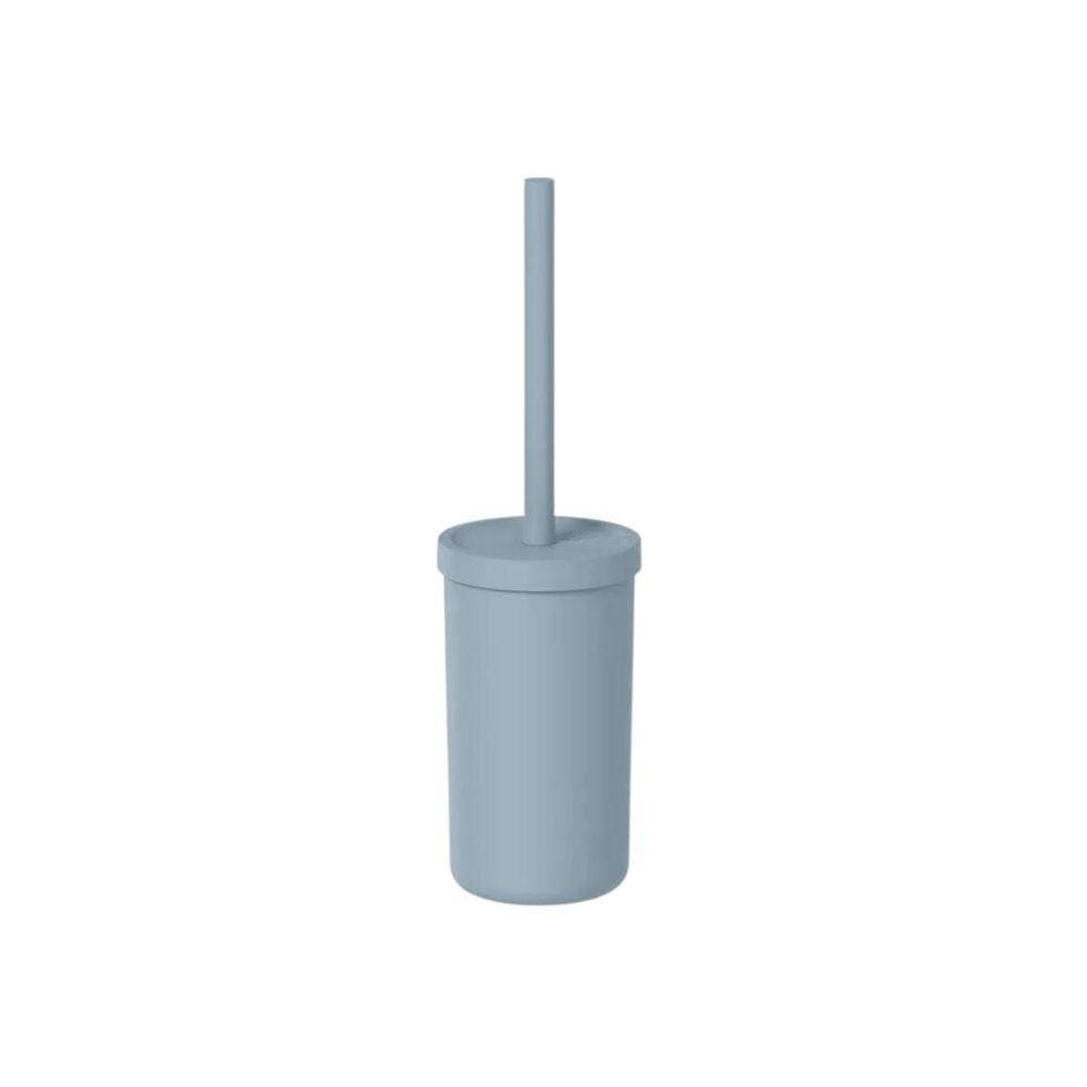 Escova Sanitaria Bold Azul Glacial Com Tampa Banheiro Ou