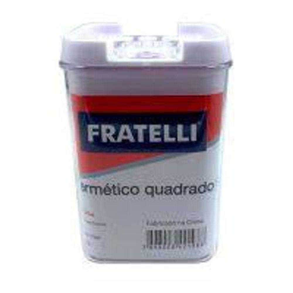 Pote Hermético Quadrado 400Ml Fratelli