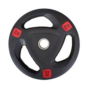 Anilha Vulcanizada Import 20Kg - Halteres Treino Força