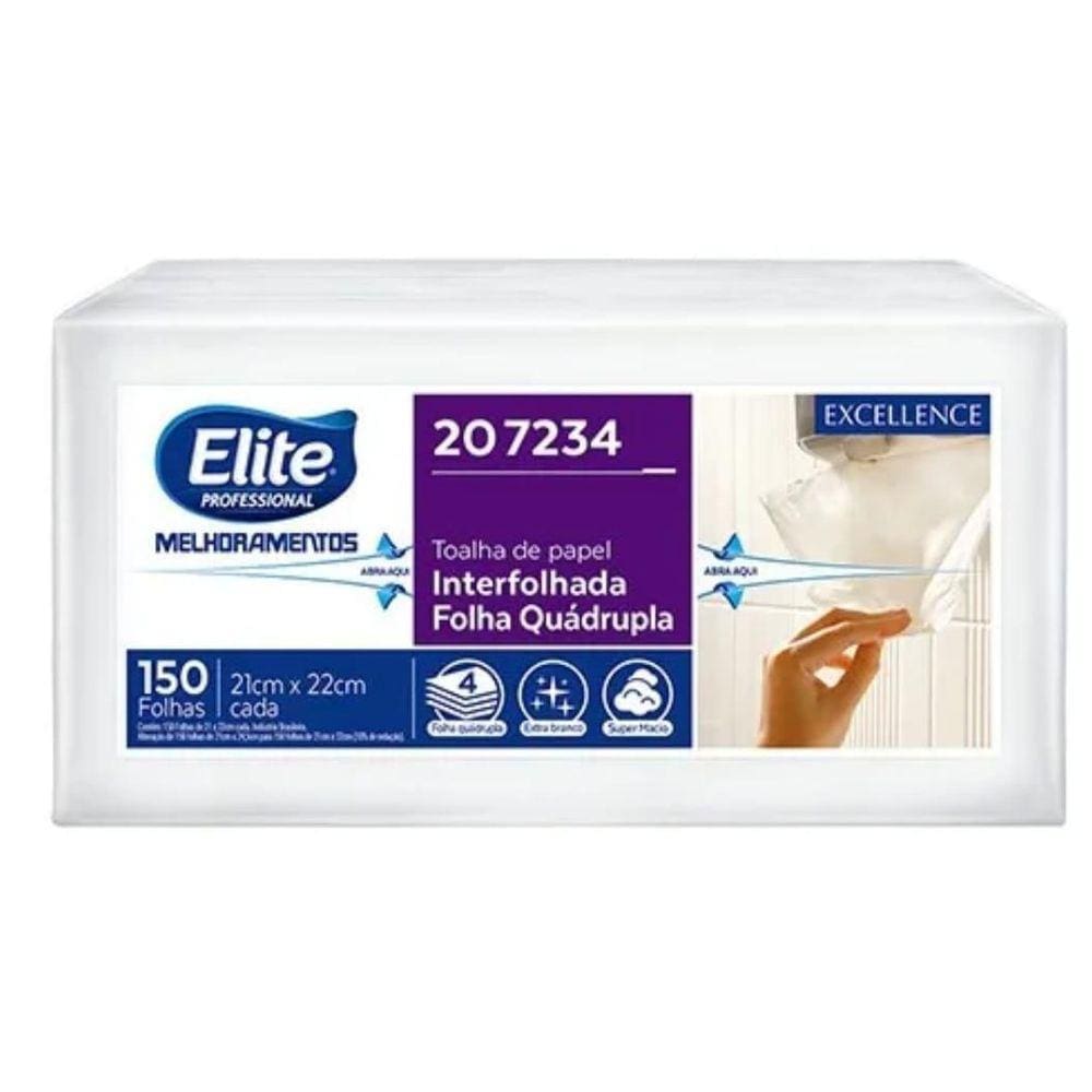 Papel Toalha Elite Professional 150 Folhas Quadrupla