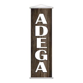 Banner Adega Cerveja Bebidas Madeira Serviço Lona 100X30Cm