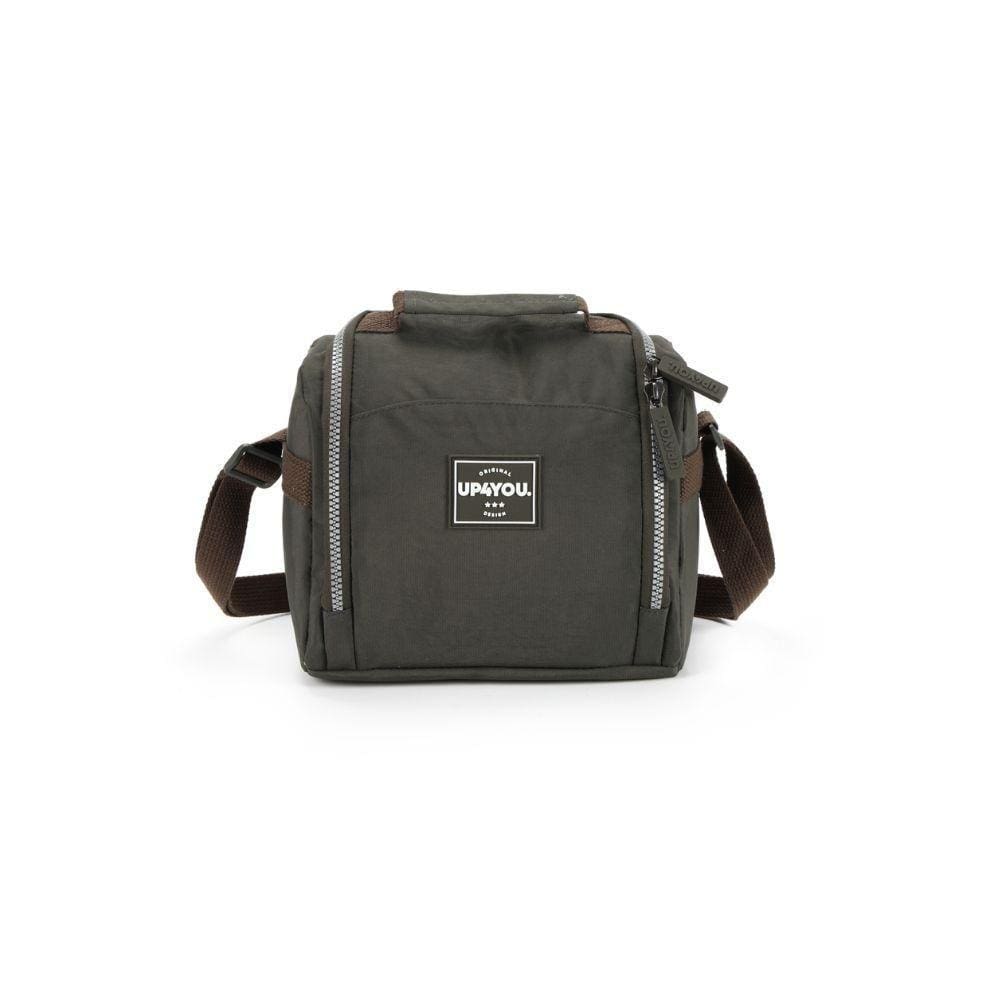 Bolsa Térmica Up4you Cinza 21cm x 23cm x 15cm 100% Poliéster