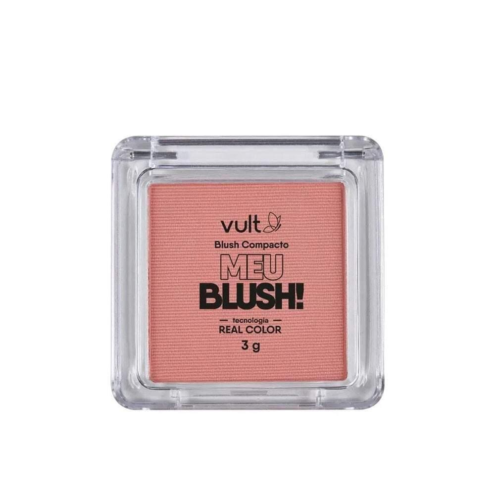 Blush Compacto Golden Perolado Vult 3G