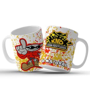 Caneca Turma do Bairro Personalizada em Cerâmica 325ML