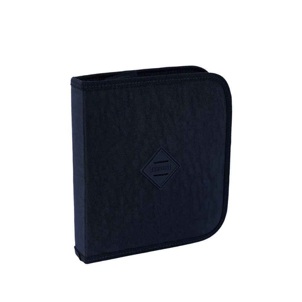 Estojo Crinkle Azul - Organize com praticidade