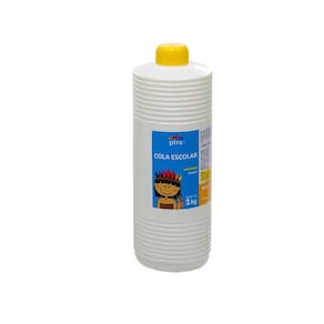 Cola Branca Escolar Líquida 1Kg Piratininga