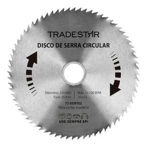 Disco Serra Circular Madeira 72 Dentes 110X20Mm Makita