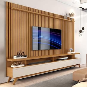 Rack para TV até 75 Polegadas 18 Nature Off White