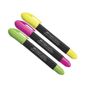 Marca Texto Em Gel Supersoft Faber-Castell - Kit Com 3 Un