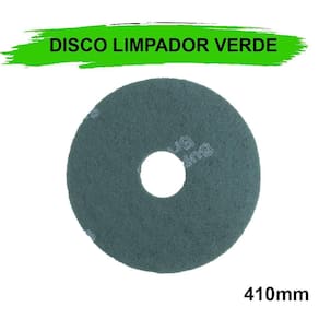 Disco Limpador Verde Plus 410 British Limpa Piso Enceradeira