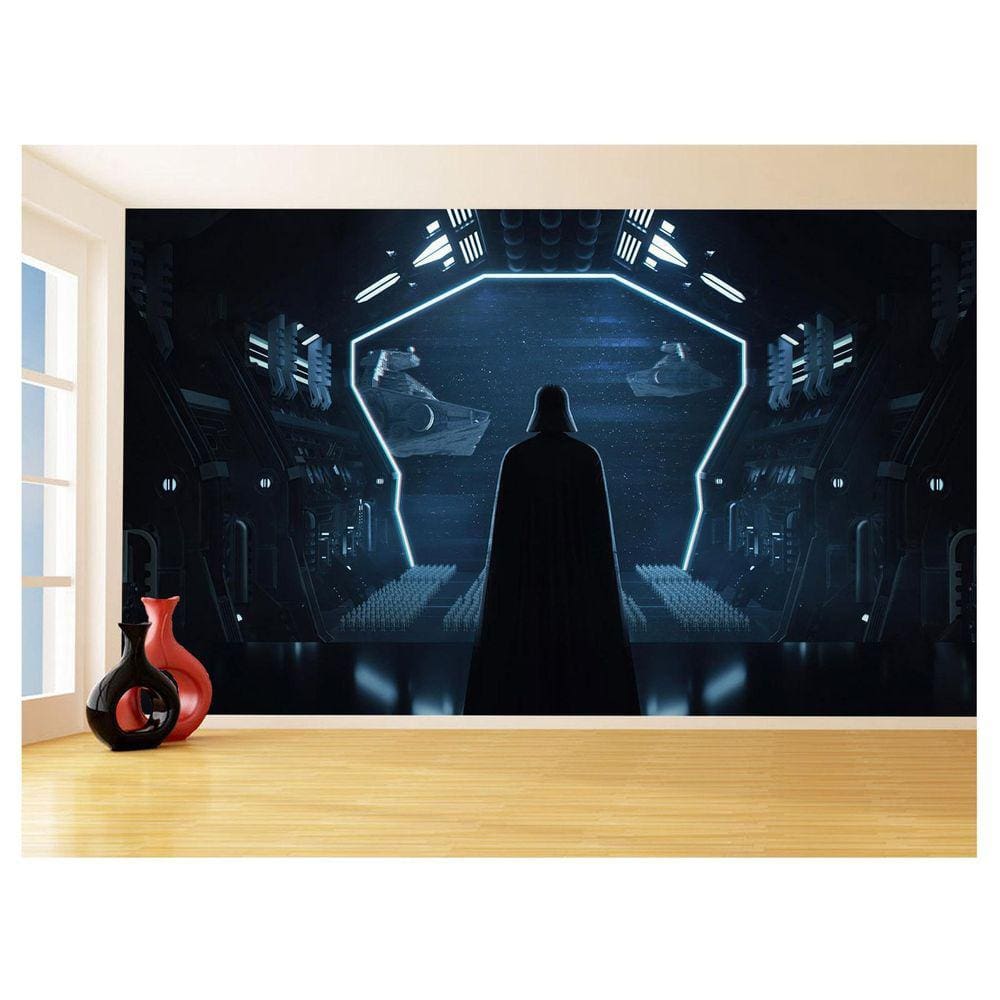 Papel De Parede 3D Star Wars Darth Vader Sith 3,5M Stw03